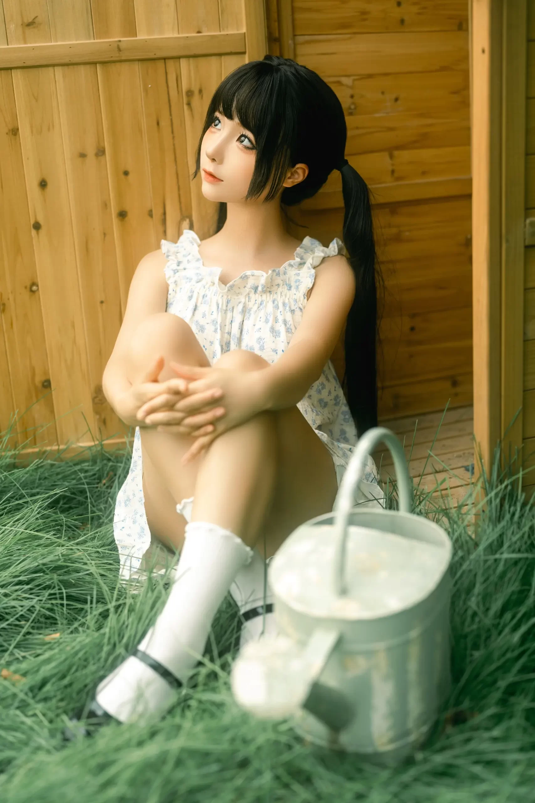 蠢沫沫小黄帽写真作品，这次的风格太对味了！ - 图4