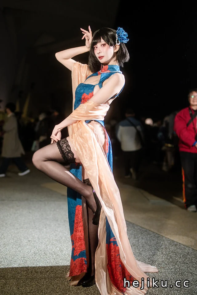 碧蓝航线·建武COS:小律Ritsu演绎东方风华FF46现场惊艳亮相