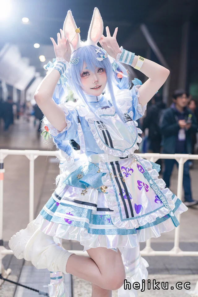 花崎Makura兔田佩克拉cos惊艳亮相Hololive SUPER EXPO现场