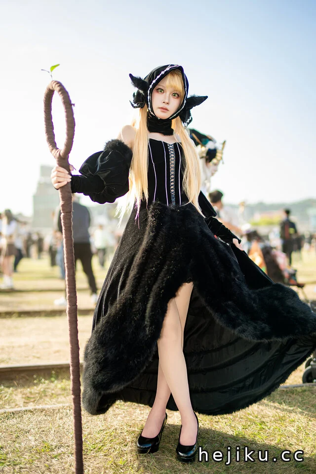 FFK18现场焦点！Kanami玛露希尔COS神秘冷艳的精灵魔法师