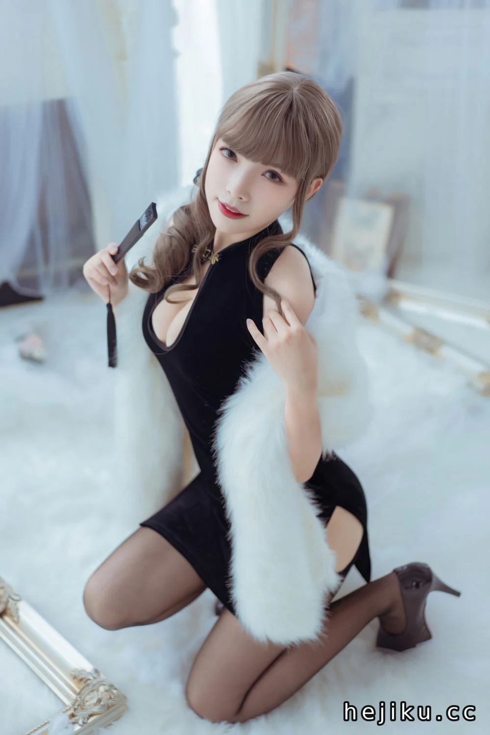 Neko-薇薇 改良黑旗袍[35P-226M]