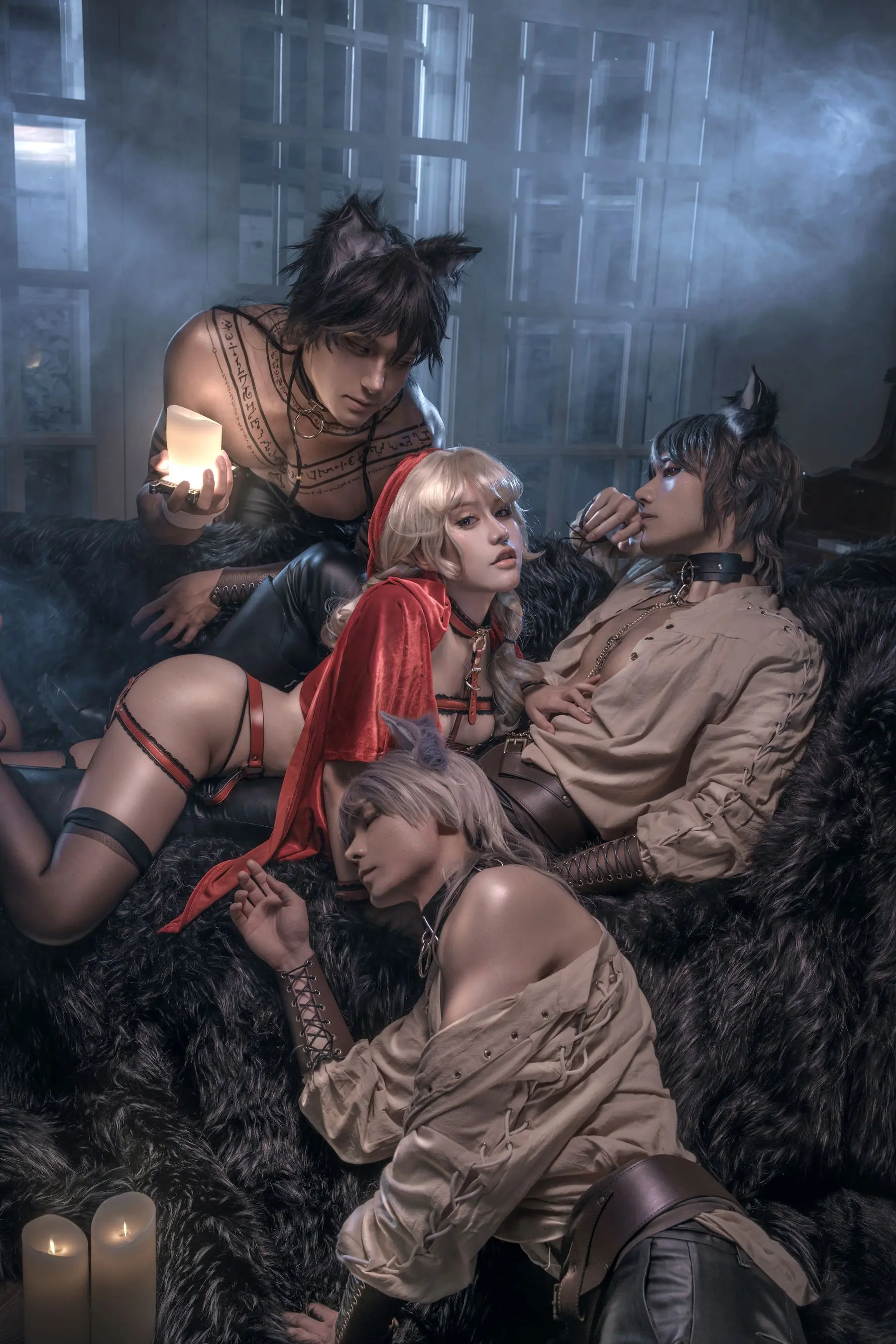 一笑芳香沁神父与修女造型火了？小红帽图包太出圈  第1张